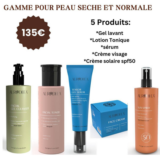 Gamme peau sèche & normale