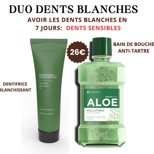 DUO DE DENTES SENSÍVEIS BRANCOS