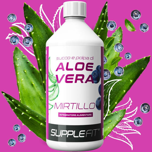 JUS ET PULPE D’ALOE VERA AVEC DU JUS DE MYRTILLE 1 LITRO